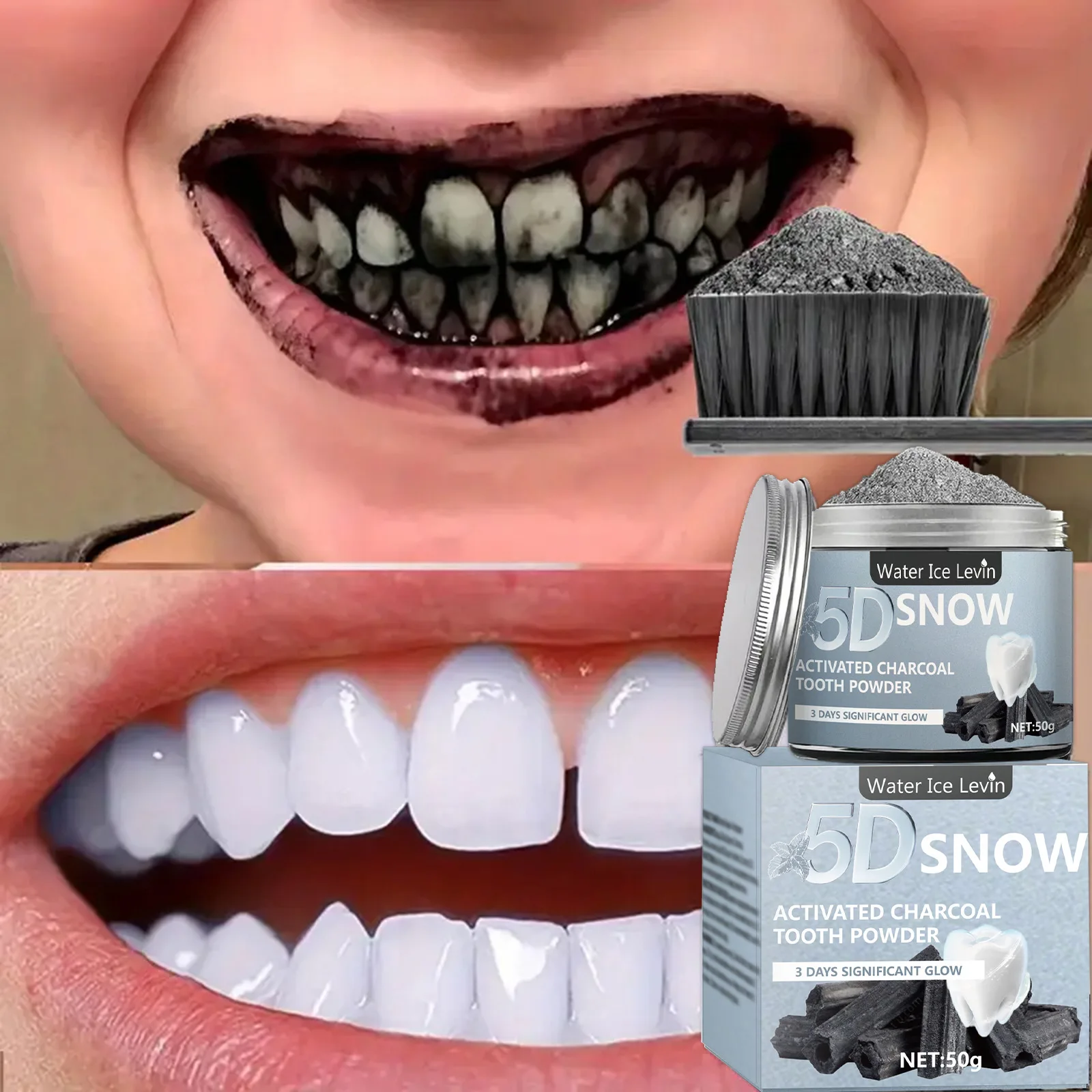 Teeth Whitening Filter - Bamboo Charcoal Tooth Whitening Powder -