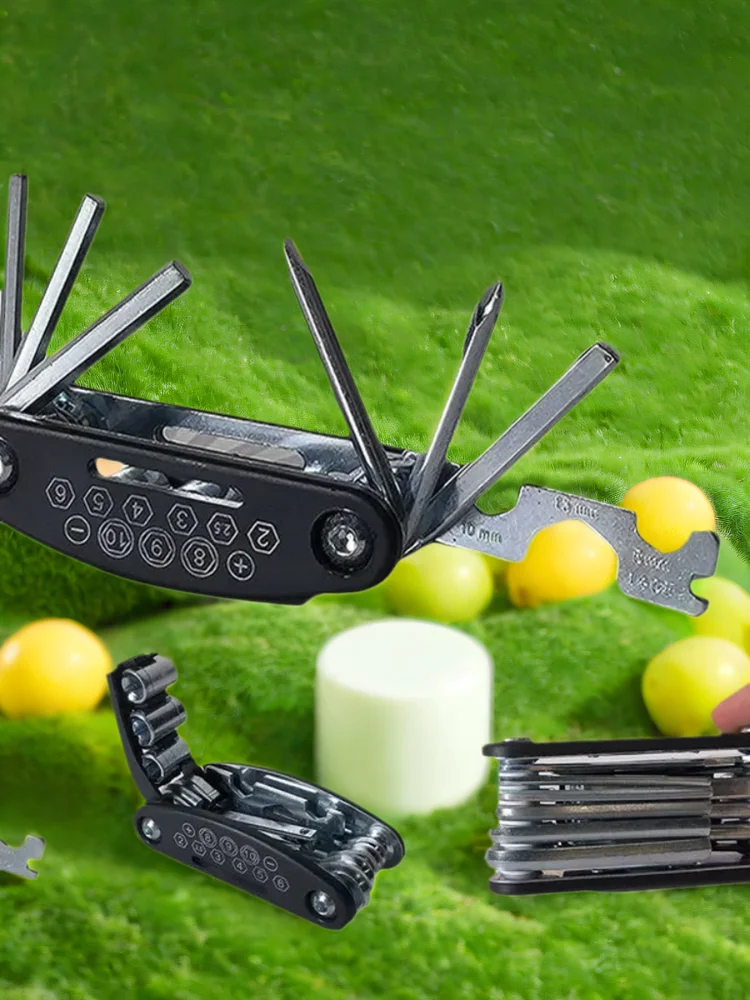 Clé à douille Portable 16 en 1 pour vélo de montagne, clé polyvalente, tournevis multi-outils, outils de réparation de vélos de moto