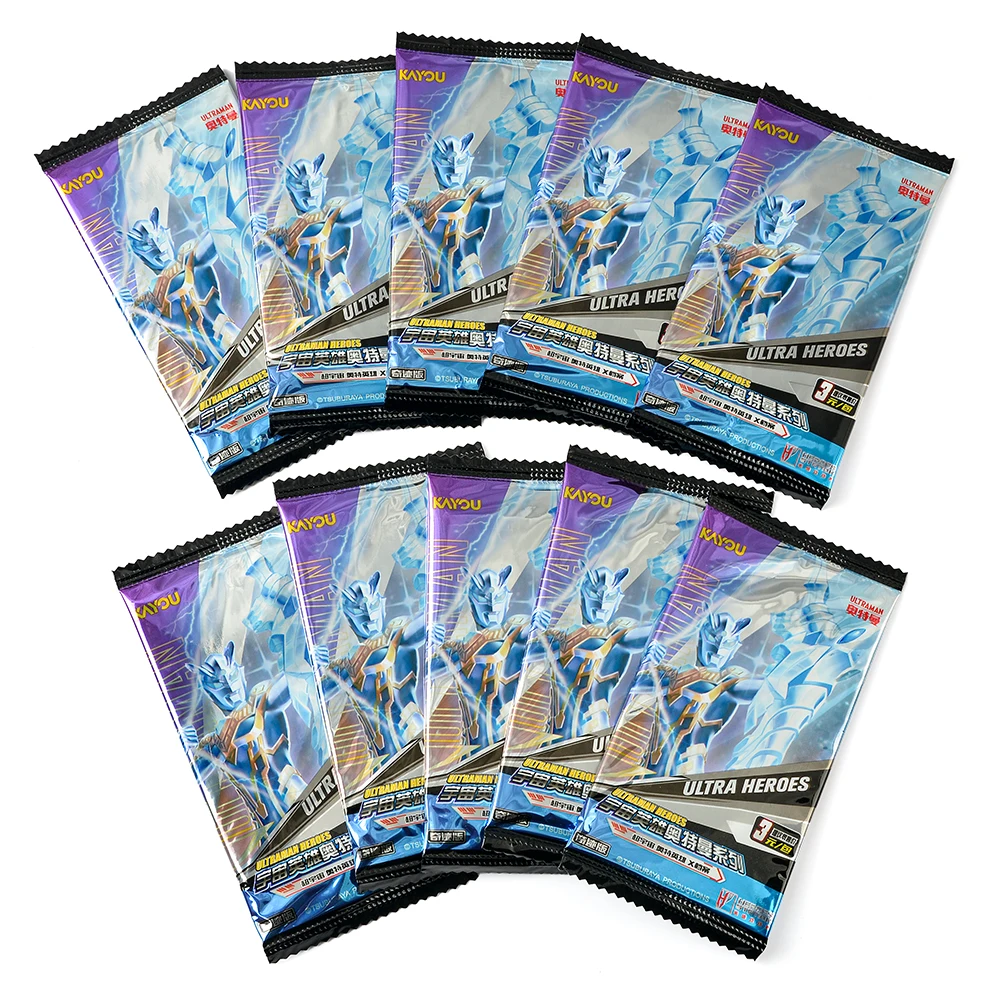 Cartas de Coleção KAYOU Ultraman Heroes Super Universe Ultraman X Files, Brinquedos para Crianças, Presente