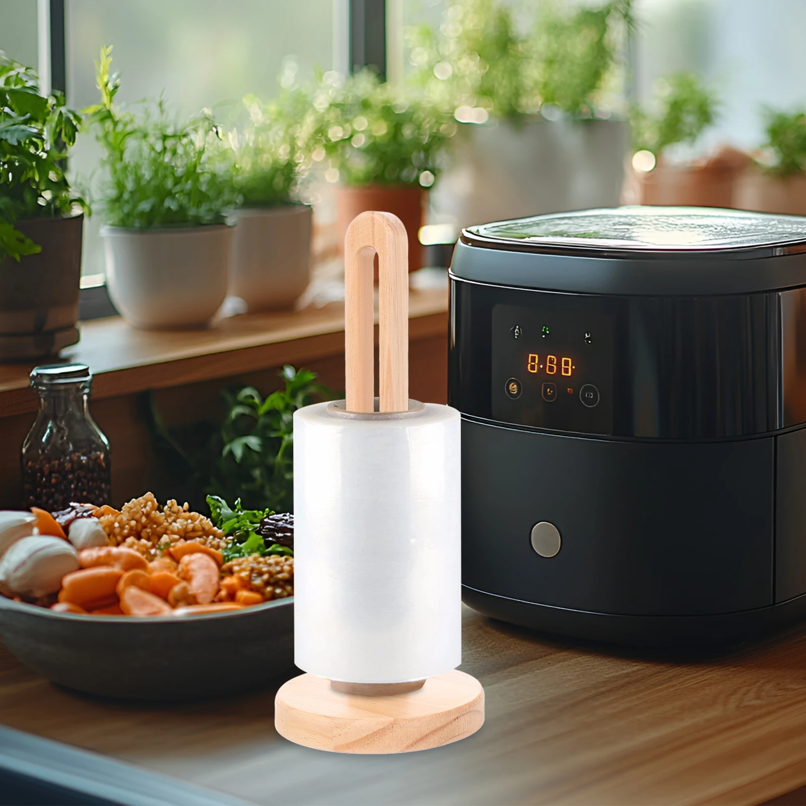 

Держатель для бумажных полотенец без удара, декоративная деревянная подставка для кухонных полотенец, деревянная сумка