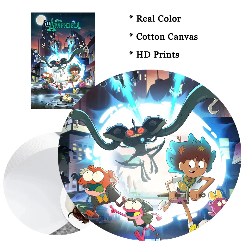 مضحك الكرتون فيلم البرمائيات ملصق جدار الفن يطبع مضحك فيلم البرمائيات طباعة قماش اللوحة الفيلم الكلاسيكي ديكور فني للمنزل