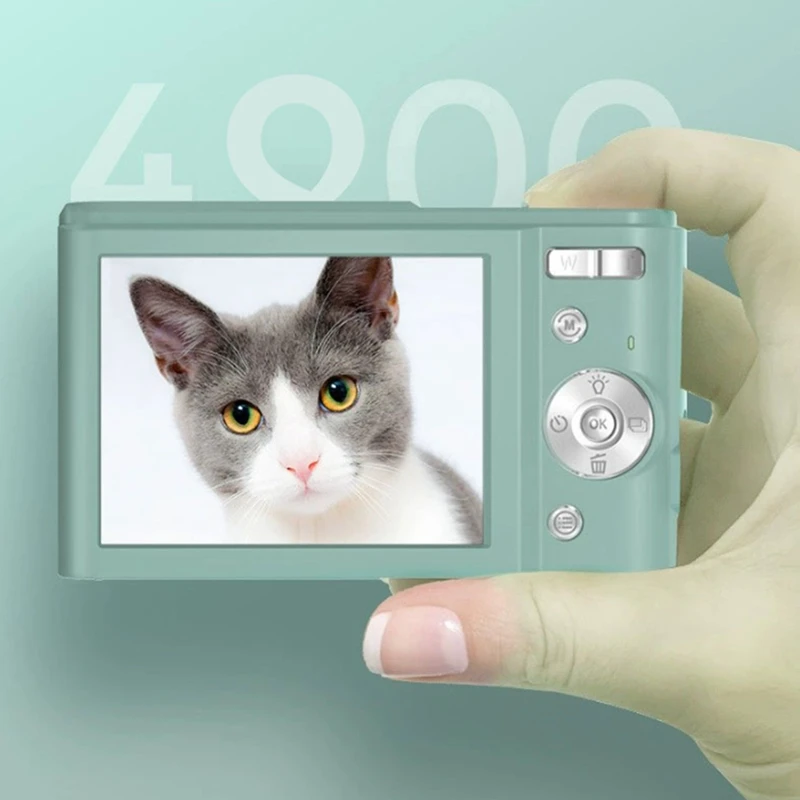 디지털 카메라, 2.7K HD, 48MP, 16X 디지털 줌, 어린이 및 청소년용