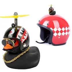 Cute Duck Pendant Black/Yellow Duck Road Bike Motor Ornaments Riding Bicycle Accessories Car Decorations Perfect Gifts