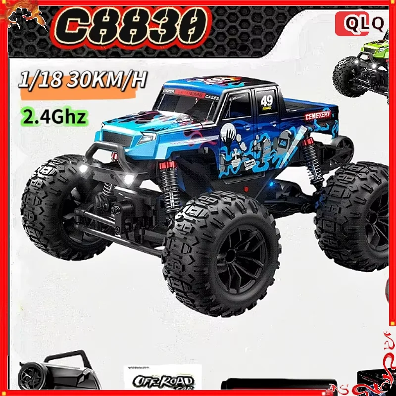 

JJRC C8830 1:18 Scale Four-Wheel Drive Off-Road High-Speed Car Suspension Climbing Remote Control Car Boy Toy Gift New Model