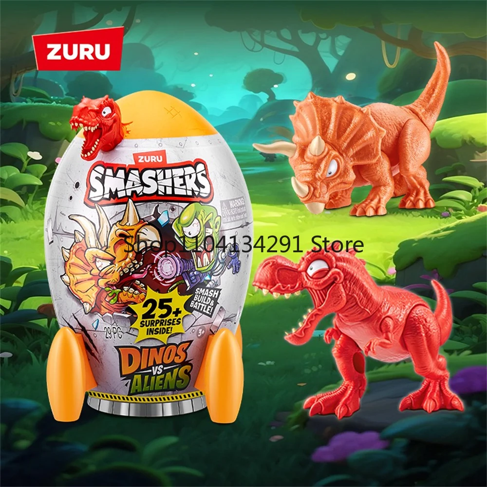 Zuru Smashers Dinosaur War Alien Rocket Launcher Blind Box Tyrannosaurus Rex Boy Assembly Toy