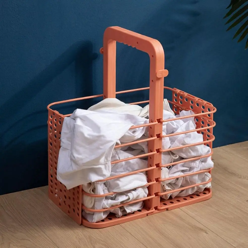 Laundry Basket, Collapsible Plastic Dirty Laundry Hamper Basket, oldable Laundry Basket with Handle Collaspable Laundry Basket S