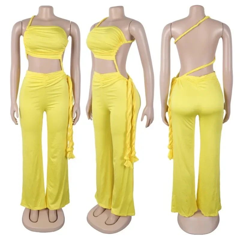 Mono largo Dashiki africano sin mangas para mujer, ropa africana de poliéster de Color sólido, Sexy, de verano