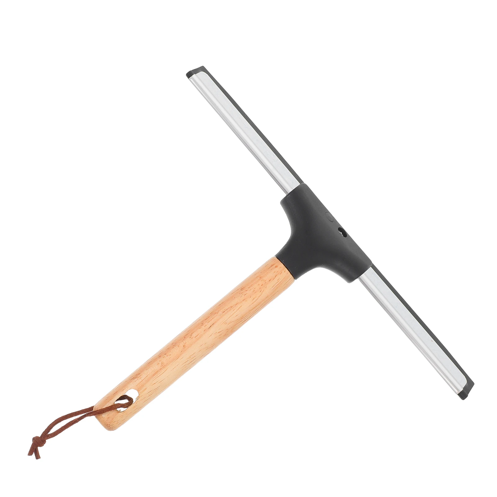 

Wooden Handle Glass Scraper 10 Inch Squeegee for Windows Mirrors Walls Shower Doors Bathroom Cleaning Tool Durability Safe