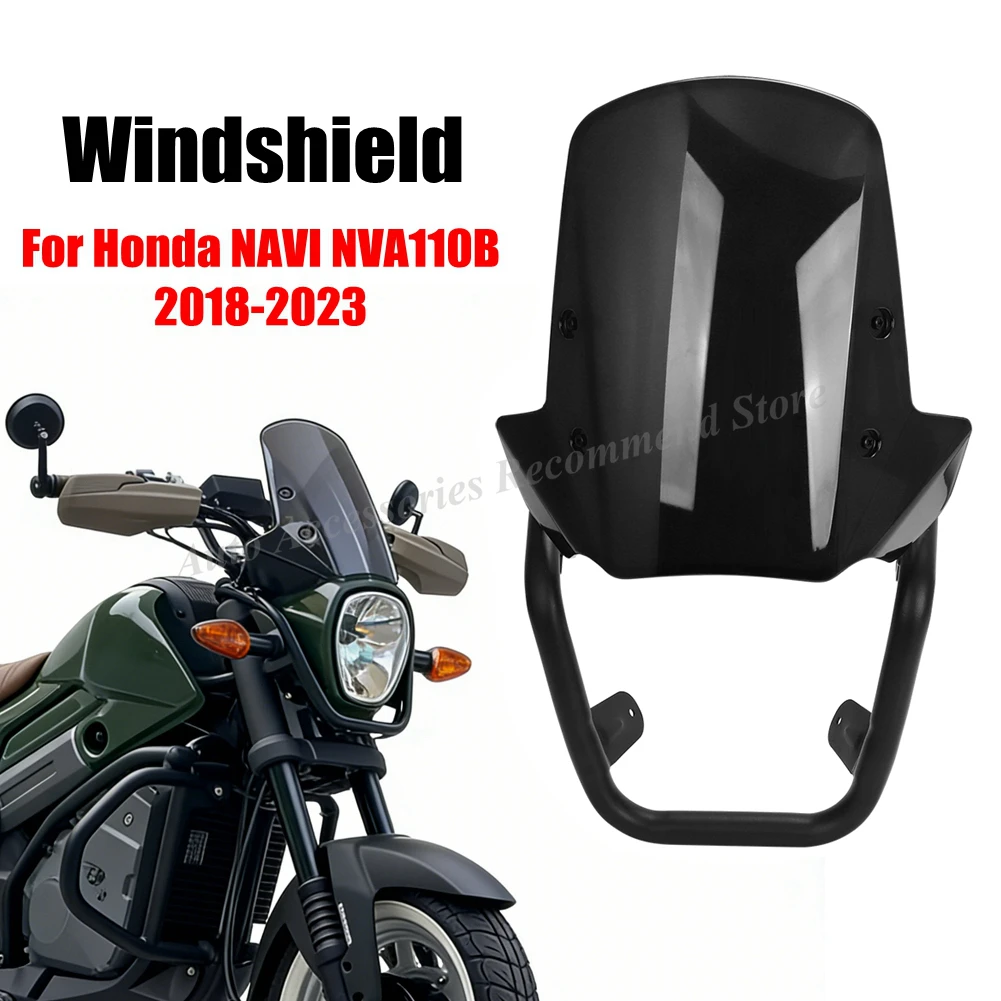 motorcycle-windscreen-windshield-for-honda-navi-nva110b-2018-2019-2020-2021-2022-2023-wind-shield-screen-deflector-protector-kit