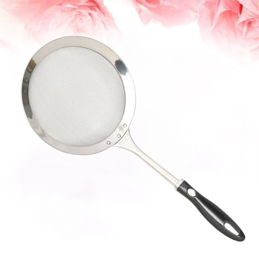 

Premium Stainless Steel Mesh Strainer 16Cm Flour Powder Colander Sieve Filter Baking Tool Sifting Powdered