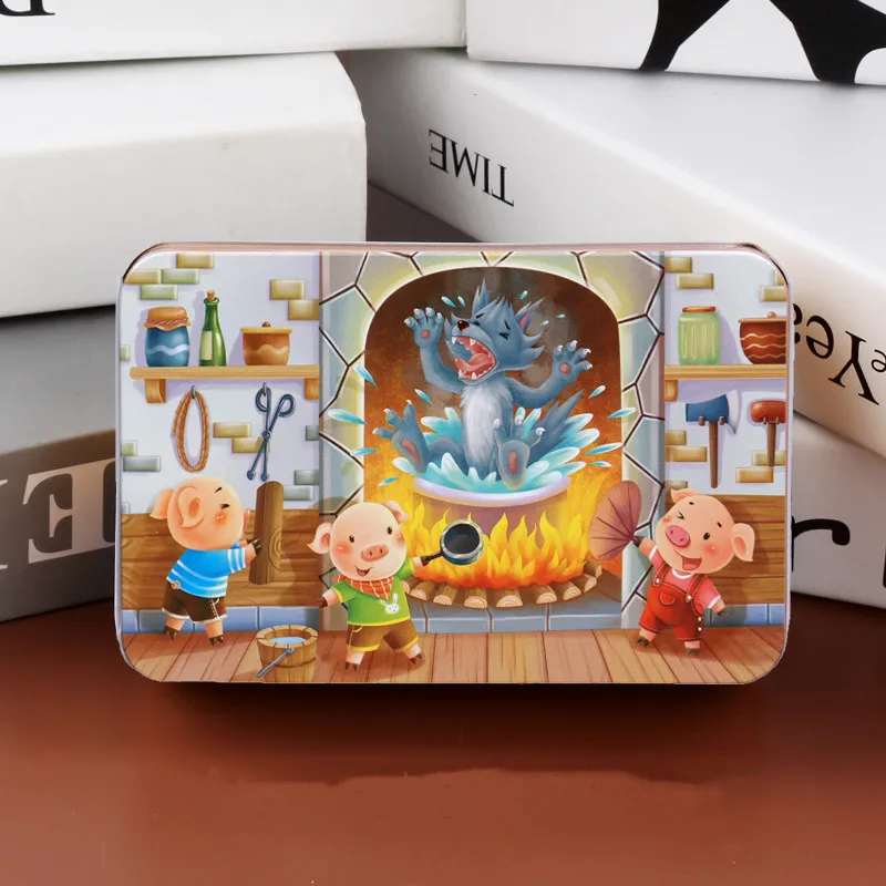 New Children 60 Pieces Wooden Puzzle Kids Cartoon Animal Vehicle Wood Toy Jigsaw Baby Early Educational For Christmas Gift Toys