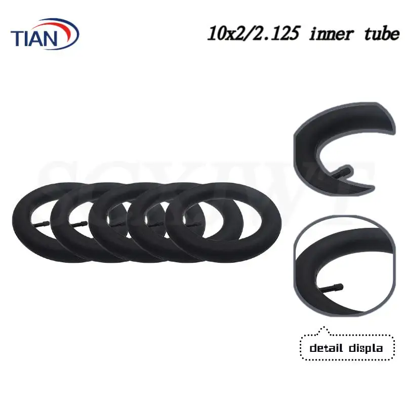 Hot high-quality NEW 10X2/2.125 inner tube straight mouth thickened for children's bicycle electric scooter