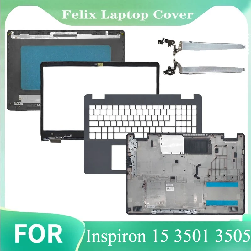 

Repalce Cover For Inspiron 15 3501 3505 LCD Back Cover Front Bezel Palmrest Bottom Case Top Housing 08WMNY 8WMNY
