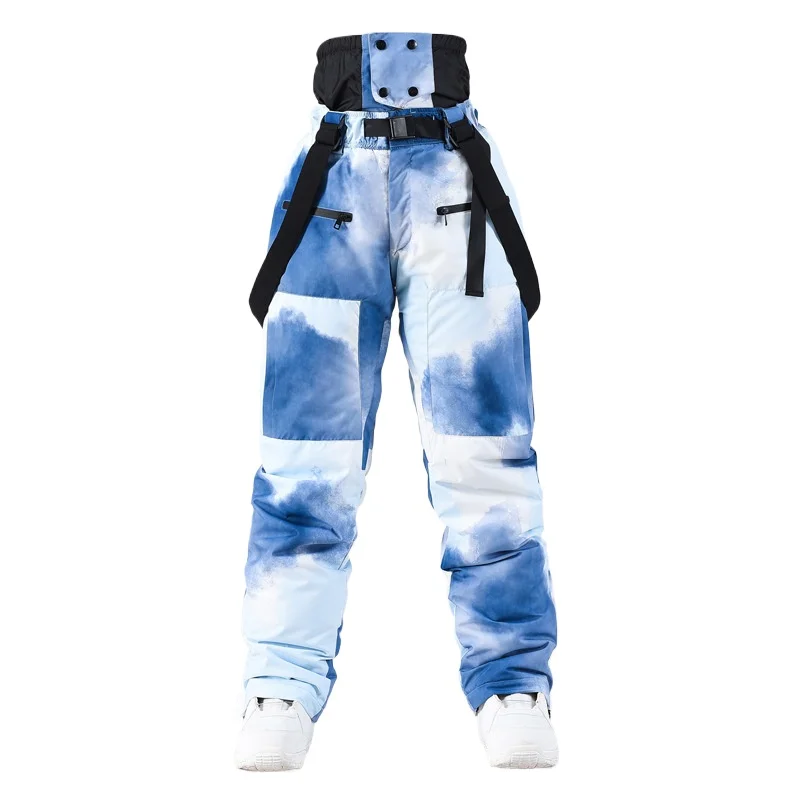 

Ветрозащитные спортивные брюки для активного отдыха для мужчин и женщин, альпийские комбинезоны, водонепроницаемые лыжные штаны, теплые комбинезоны, большие лыжные брюки, горные штаны