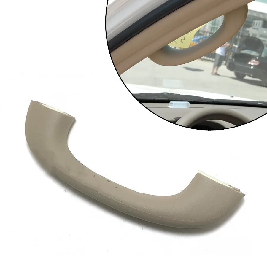 Wooeight 1Pc Beige/Gray Door Handle Roof Assist Grip Without Small Cap For Toyota Land Cruiser Prado LC120 2003-2009