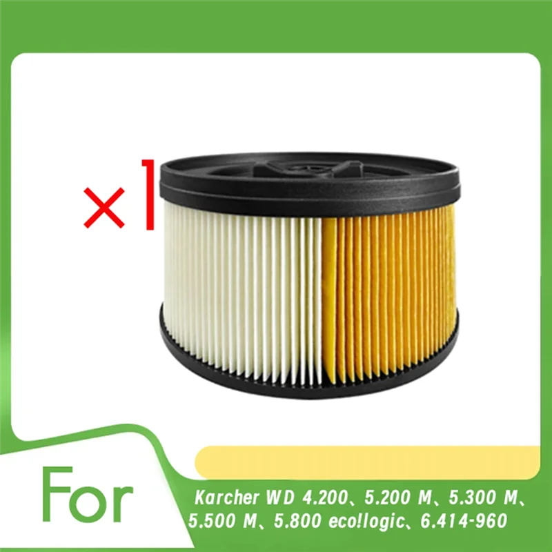 B26B For Karcher WD 4.200, 5.200 M, 5.300 M, 5.500 M, 5.800 Eco!Ogic, 6.414-960 Filter Cleaner Parts Accessory Parts