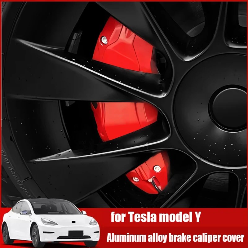 

For Tesla Model Y Modification of the Red Brake Caliper Color Changing Accessories for the Caliper Cover