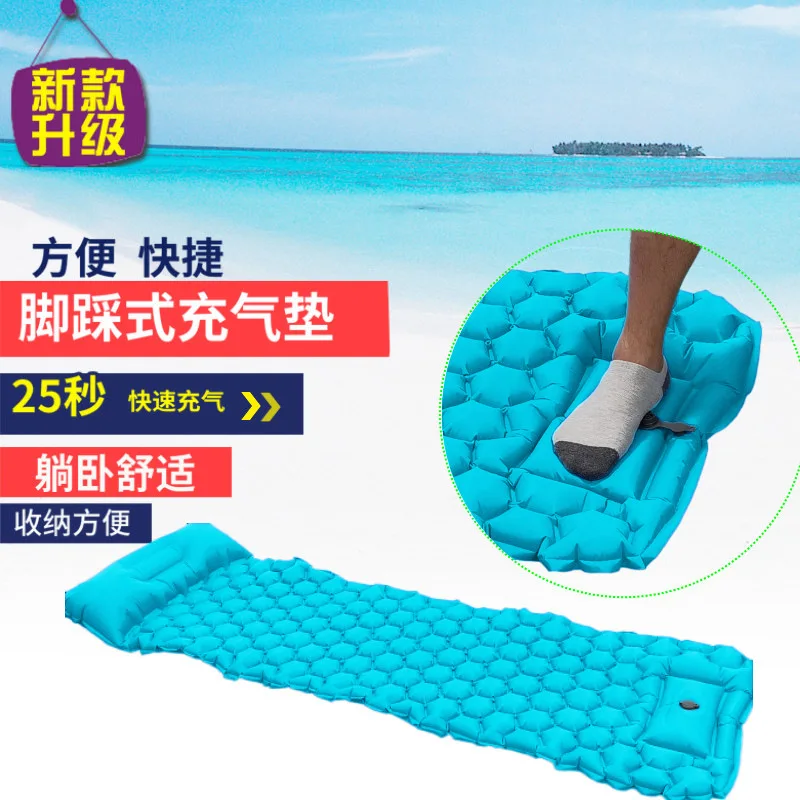 

Foot Inflatable Sleeping Mat, Picnic Camping, Moisture-proof Mat, Lightweight Beach Inflatable Mattress