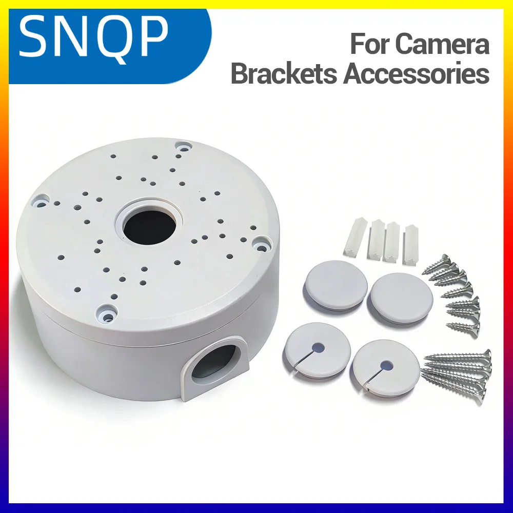 Universal security camera junction box mounting bracket plastic rainproof junction box mounting bracket