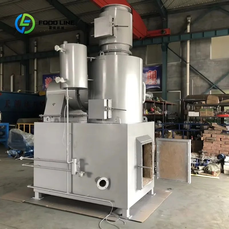 Smokeless Two Chamber Pet Crematory Incinerator Customized Paper Waste Disposal Machine Industrial Waste Treatment Equipment