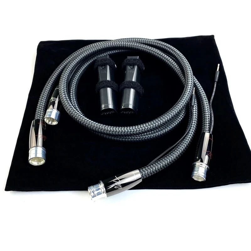 Pair New Hi-End WEL Signature HiFi Audio Interconnect Line PSS Silver XLR Balanced Cable New Carbon 72V DBS without Box