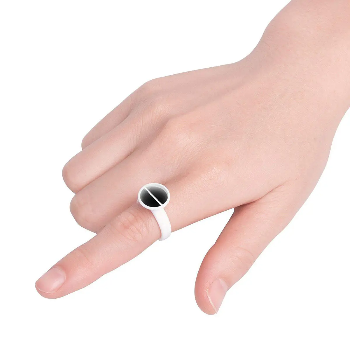 

500Pcs Caps Single Use Tattoo Rings Cup for Eyelash Extensions Pigment Container Ink Holder Artist Supply S