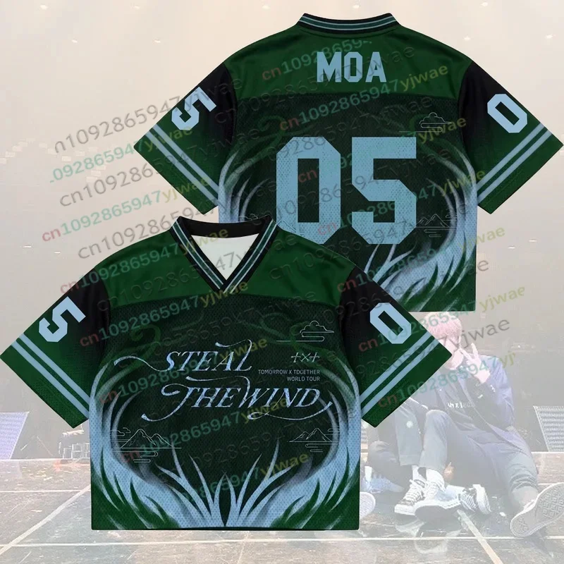 Kpop-Konzert „Steal The Wind“ Welttournee Mesh-Jersey Geschenk für Fans Yeonjun Soobin Fan-Geschenk Herbst Streetwear Damen- und Herrenbekleidung – Detail 7