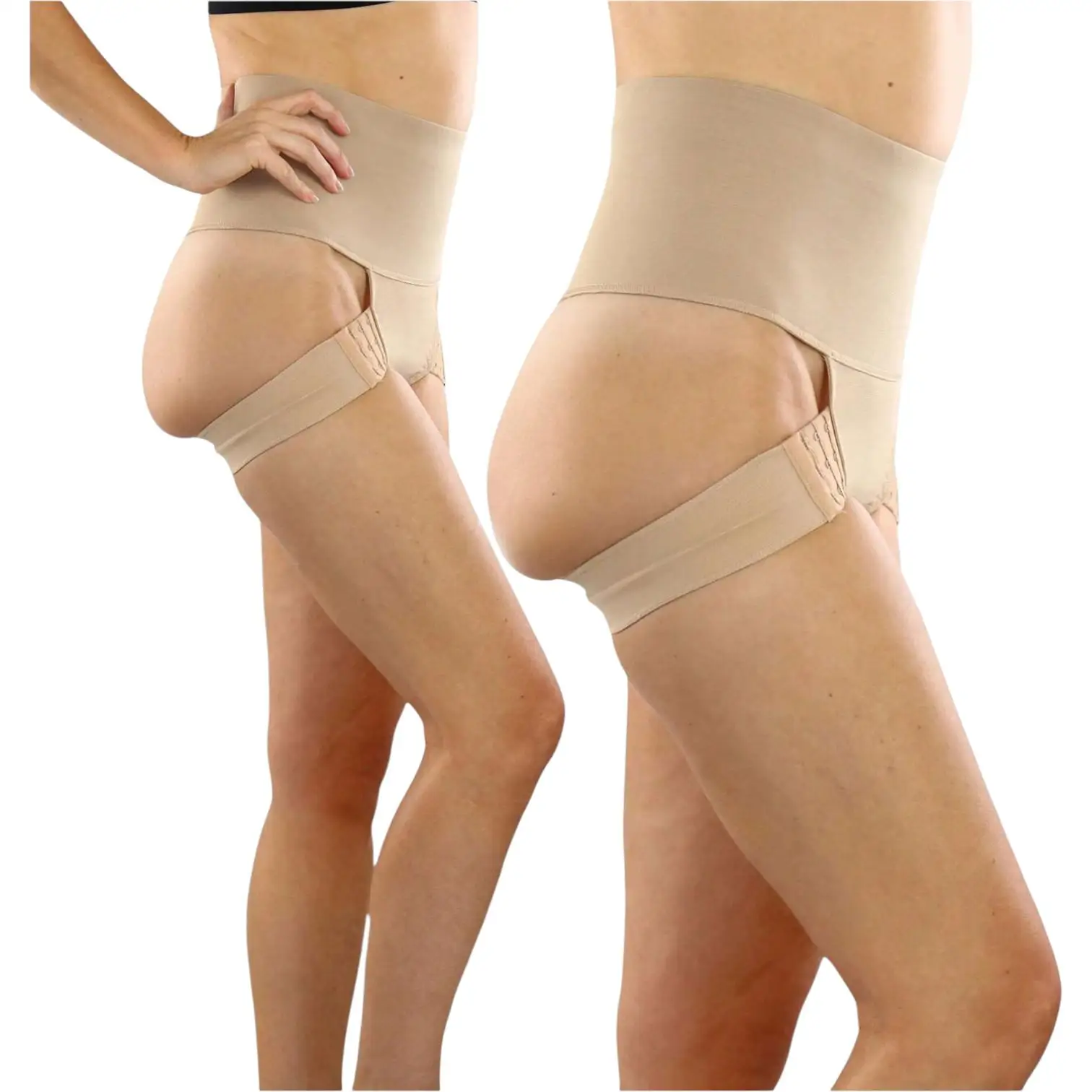 Women Butt Lifter Shapewear Tummy Control Waist Trainer Body Shaper Booty Enhancer Slimming Belt Modeling Strap High Waist Postpartum Recovery Corset Band view 4