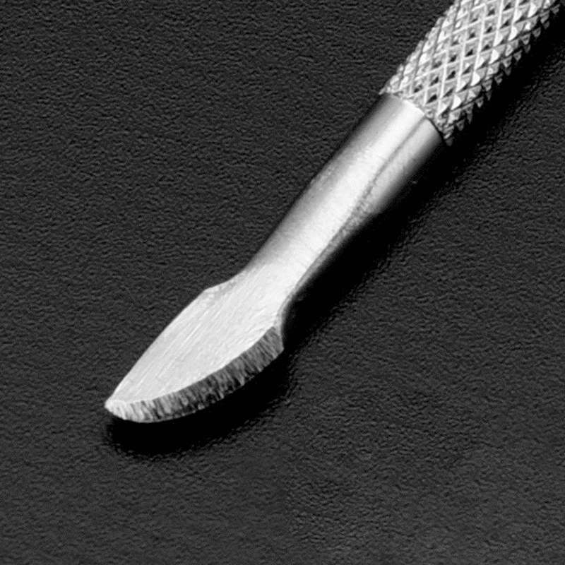 Kềm Cắt Da Inox Tay Đẩy 2 Đầu Chết Tẩy Sơn Móng Chân Cho Làm Móng Tay Chân Dũa Móng Tay Móng Tay Nghệ Thuật Chăm Sóc Cuticle Pusher