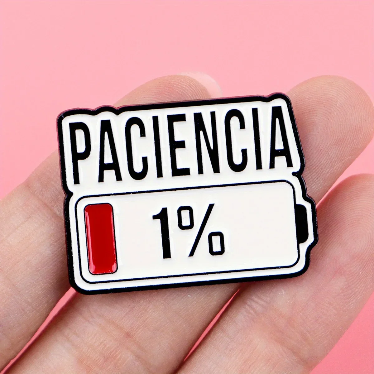 الإسبانية PACIENCIA المينا دبوس 1% بطارية بروش الصنوبر التلبيب شارة بدبابيس على ظهره الملابس والاكسسوارات هدايا مجوهرات الأزياء #6