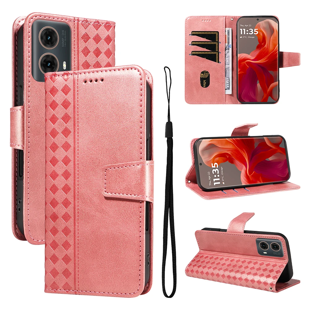 

Кожаный флип-чехол Cards Solt Wallet для MOTOROLA Edge 50 Ultra 60 fusion G85 G84 G73 G75 G05 G15 G35 G14 Чехол-подставка для книги