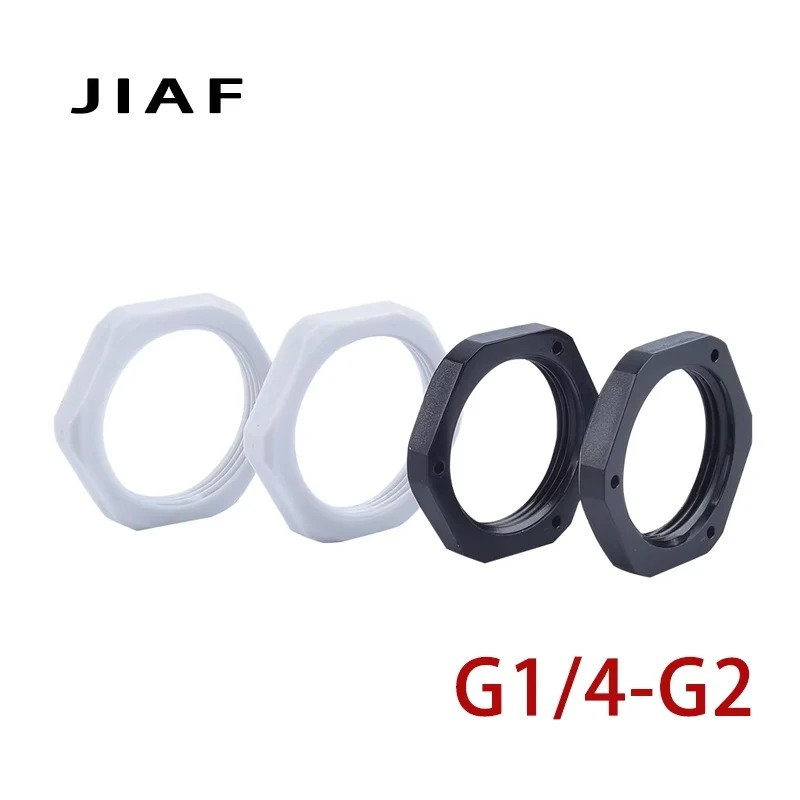 Nylon Plastic Outer Hexagon Fixing Nuts Female Thread Lock Nut 1/2