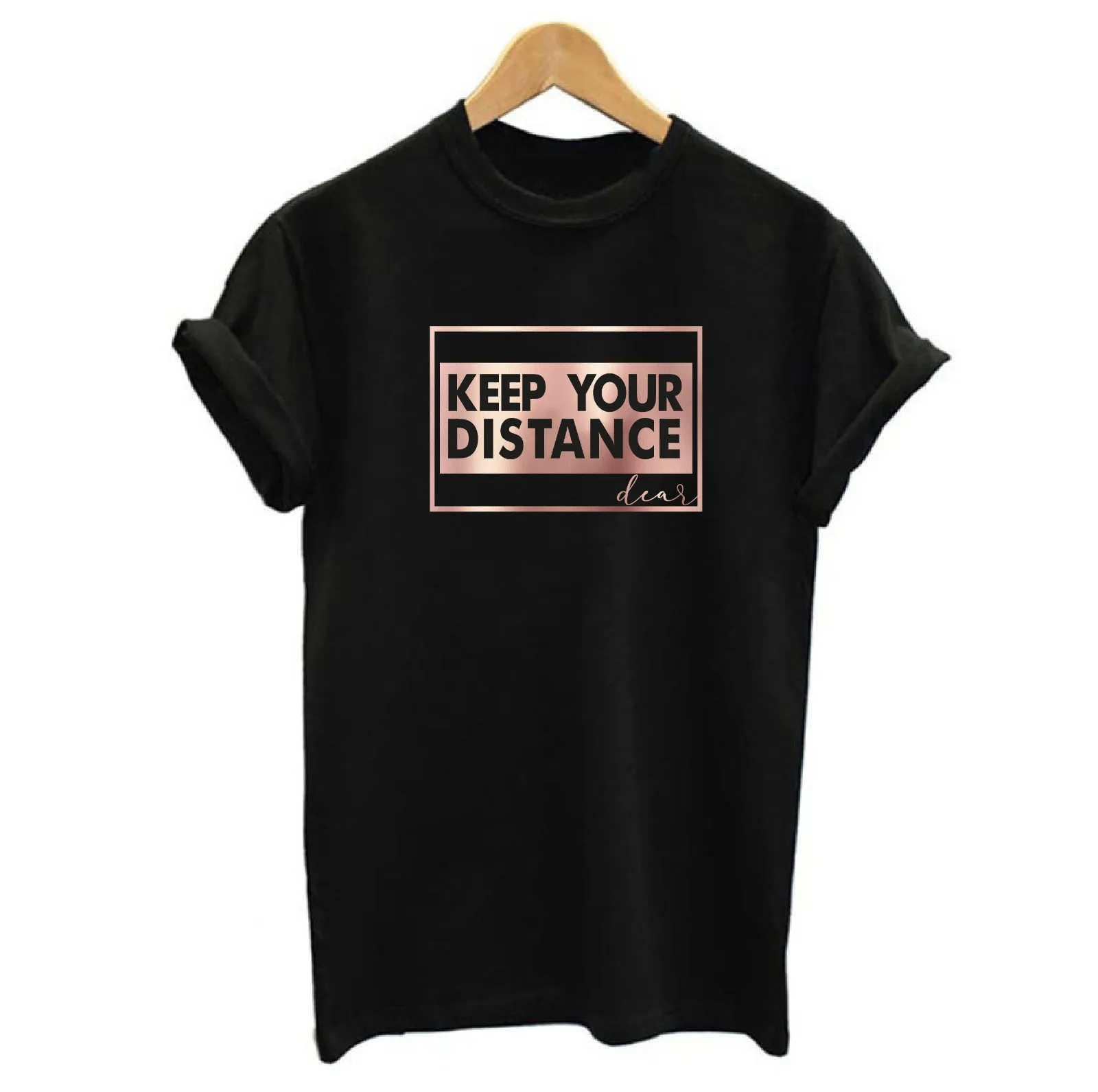 Keep your Distance T-shirt Introvert Funny Birthday Gift For Her Friend Mum