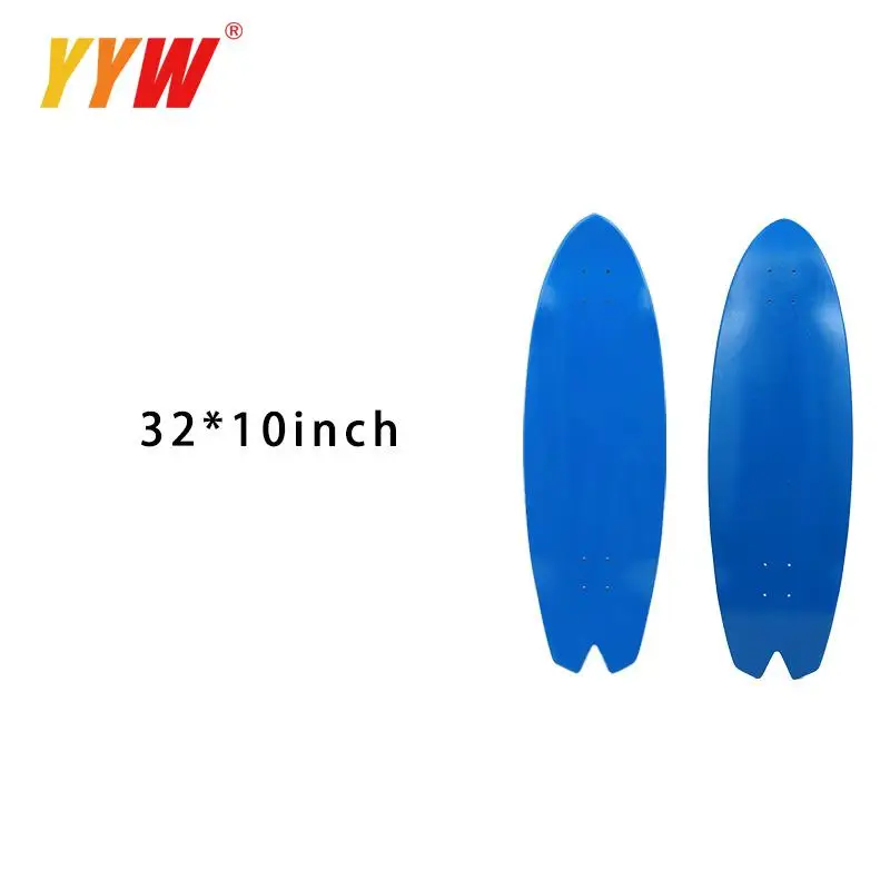 

32inch skateboard deck skateboarding professional Blue longboard DIY surfskate deck accessories skateboard supplies for teenager