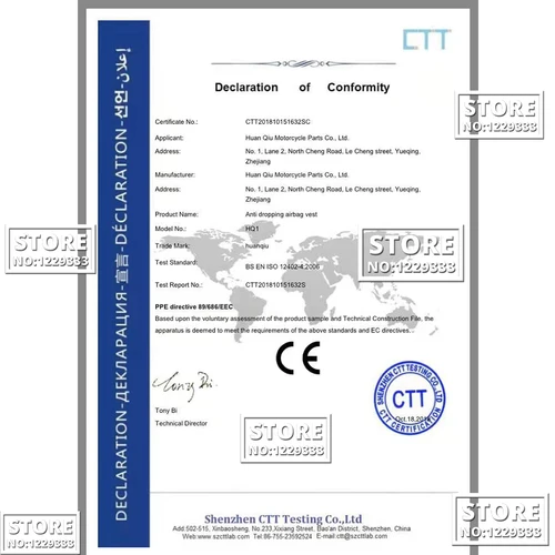 Imagen 2 del producto Nueva chaqueta de motocicleta, chaleco con bolsa de aire para motocicleta, chaleco con bolsa de aire para Moto, sistema de Airbag para carreras de Motocross, Protector CE de Airbag