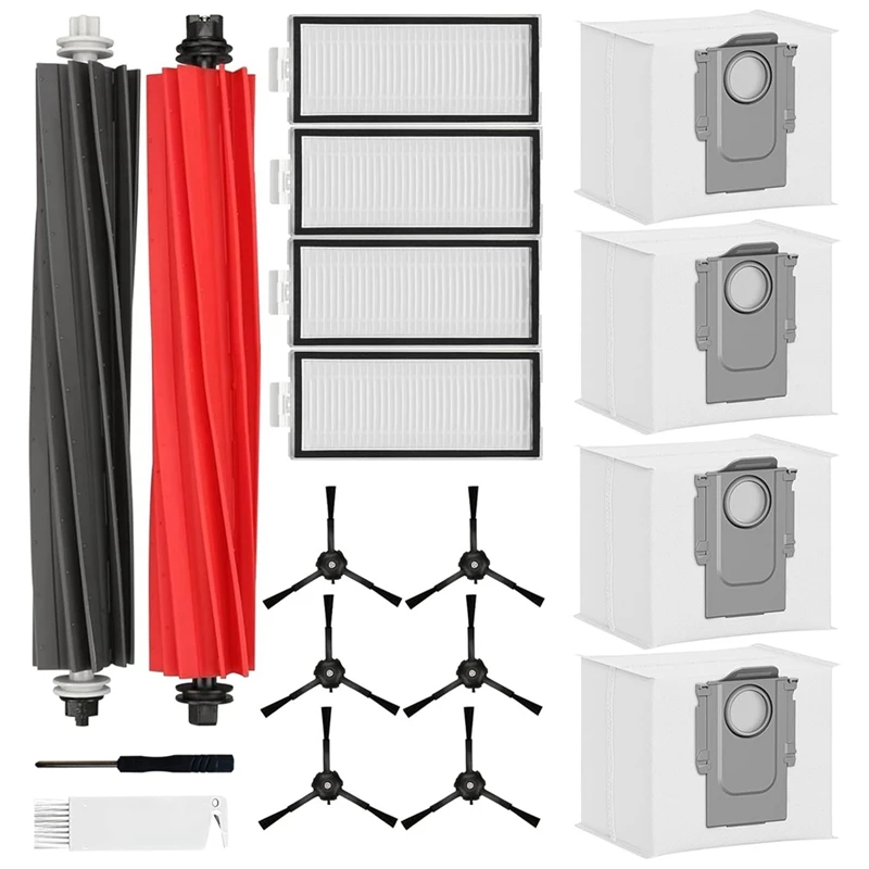

ABUD-Accessories Kit For Roborock Q5 Max+, Q5 Duoroller+ Plus Robot Vacuum Cleaner Replacement Parts