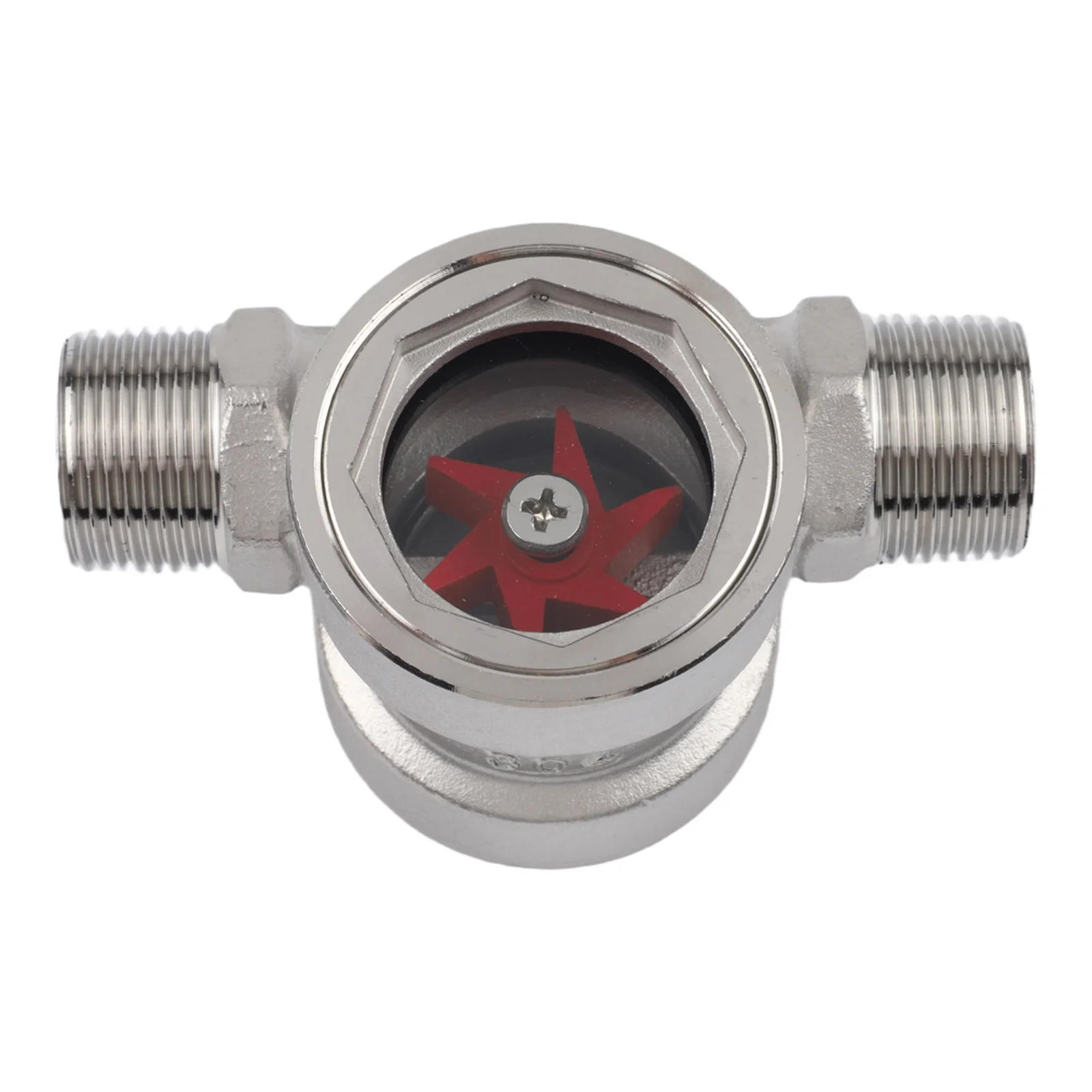 304 Stainless Steel External Thread Flow Indicator for Visualizing Flow Rates in Clean and Industrial Pipelines