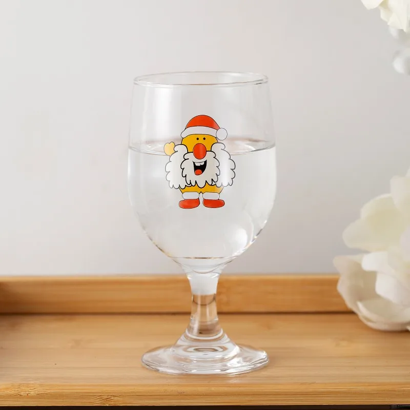 Cat Glass Korean Style High Footed Glass, High Appearance, Wine Glass, Beer and Red Wine Glass, Household and Commercial Use