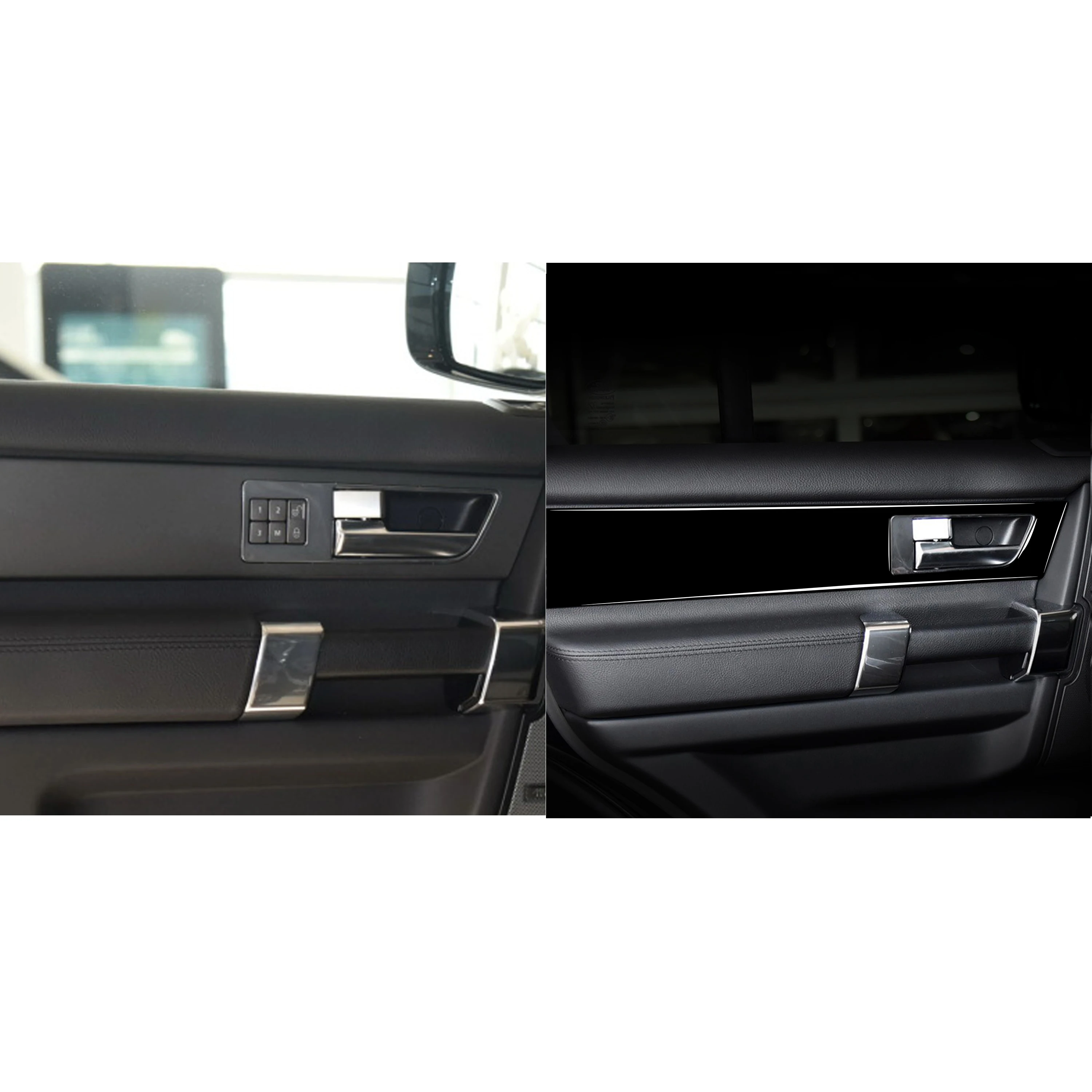 For Land Rover Discovery 4 2010-2016 Car Accessories Interior Door Inner Handle Panel Cover Trim Sticker Modification Plastic