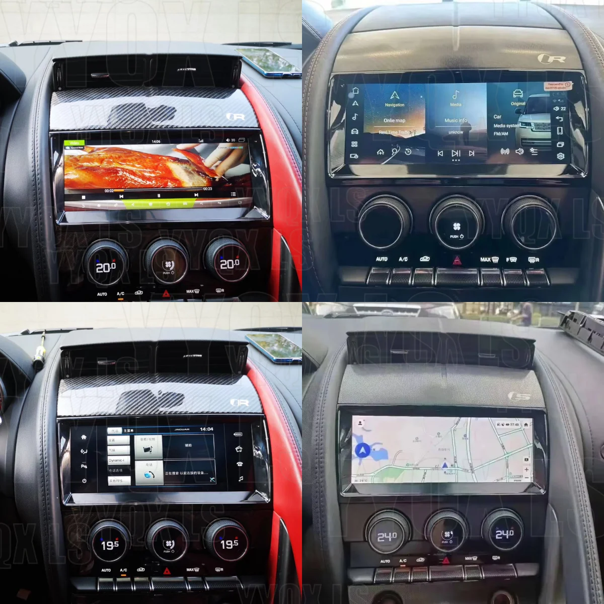 Android 10.25 Inch Car Radio GPS Navigation Touch Screen For Jaguar F-Type 2013~2019 In-Dash Multimedia Stereo Player Head Unit