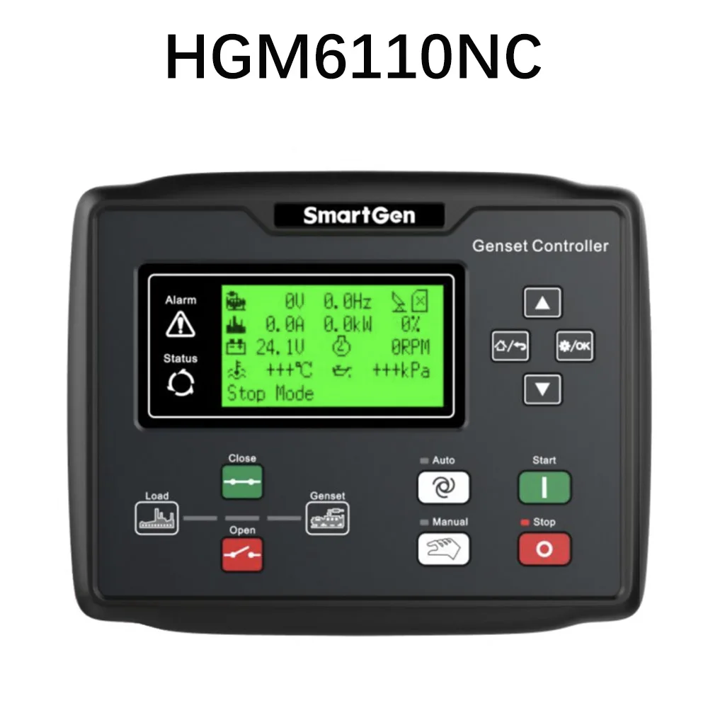 HGM6110NC Original SmartGen Generator Genuine Control Panel  Automatic Controller Single unit Automation + RS485 for Diesel Gen