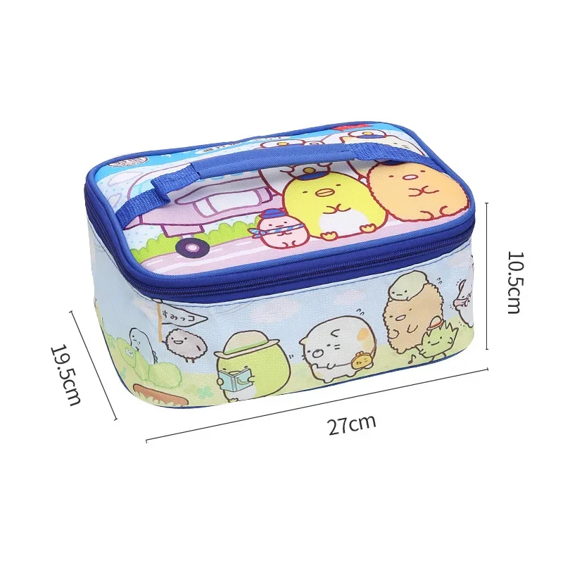 Sanrio Hello Kitty My Melody Child Insulated Lunch Bags Portable High Capacity Picnic Bag Student Lunch Box Ice Pack Thermal Bag