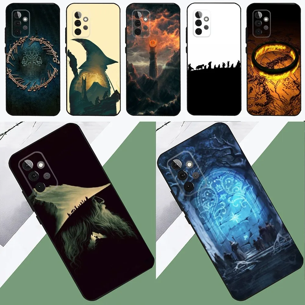 The L-Lord of the R-Rings  Phone Case For SamsungS24,23,22,21,S20 ,Pro10,S30Plus,S9,20lite Ultra Black Cover