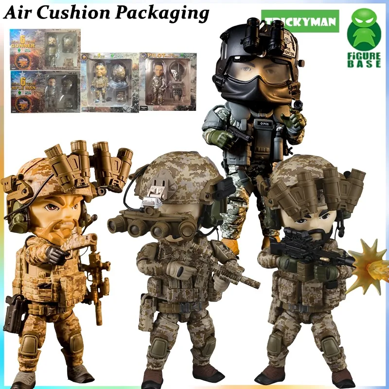 

FIGUREBASE Genuine Trickyman Series Special SEAL TEAM 6 Special Forces Army Special Operations Group Action Figures Model Toys