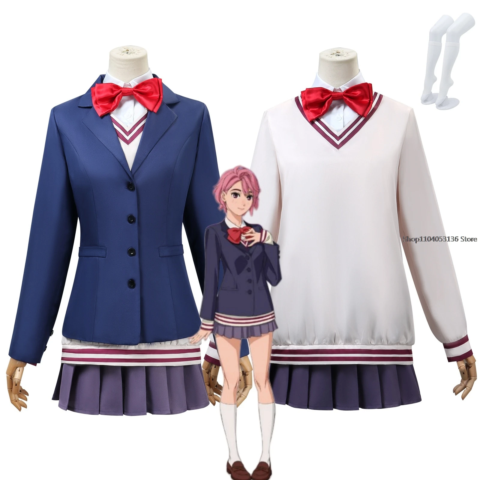 

DAN DA DAN Cosplay Anime Women's School Uniform Woman Costumes Men's Halloween Costume Adult Girl Disguise Figures Novelty Use