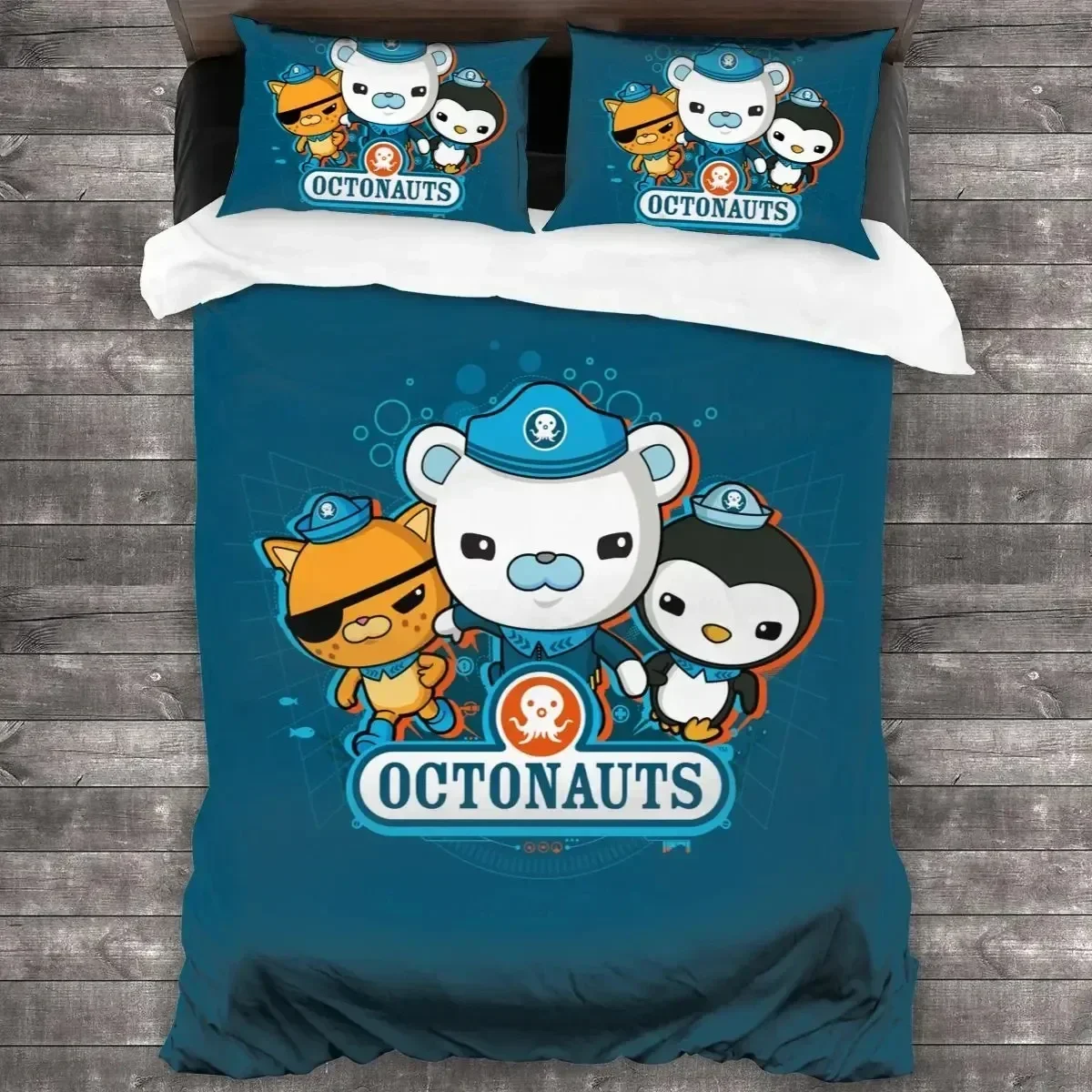 Anime Octonauts Bedding Set Boys Girls Twin Queen Size Duvet Cover Pillowcase Bed Kids Adult Fashion Home Textileextile