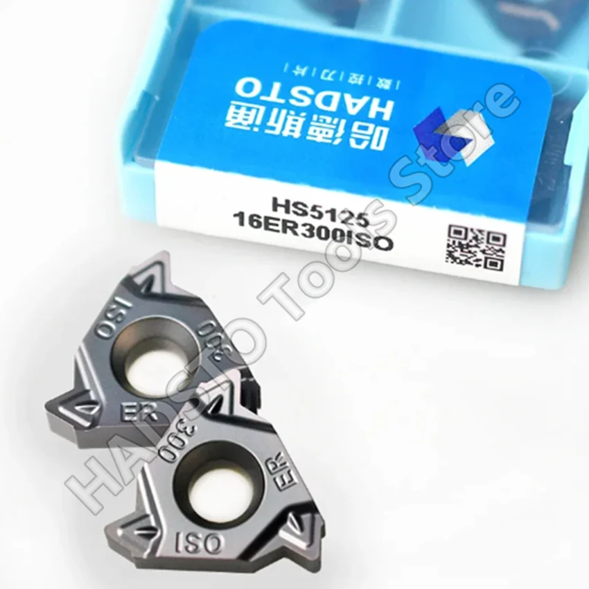 16ER100ISO/16ER125ISO/16ER150ISO/16ER175ISO/16ER200ISO/16ER250ISO/16ER300ISO HS5125 16ER HADSTO carbide inserts Threaded inserts