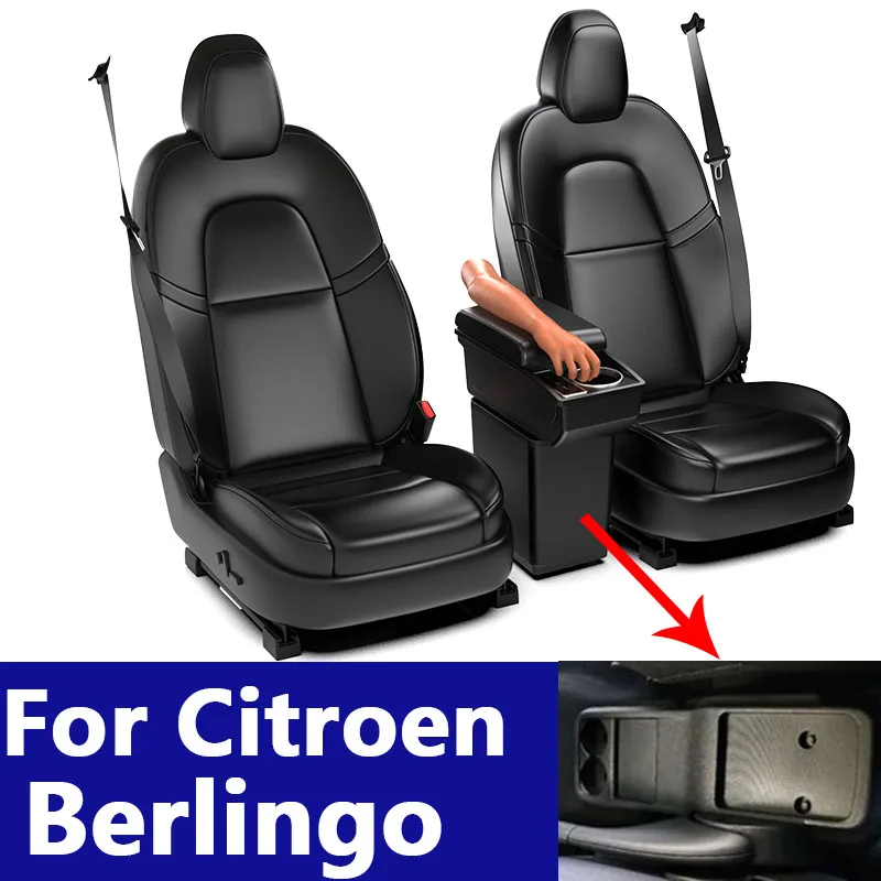 Para Citroen Berlingo caja de reposabrazos para Peugeot Partner tepee caja de reposabrazos de coche caja de almacenamiento de reequipamiento dedicada accesorios de coche