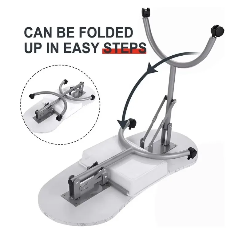 White manicure table foldable Professinal nail desk for manicure spa Folding nail table with fan and black waterproof bag