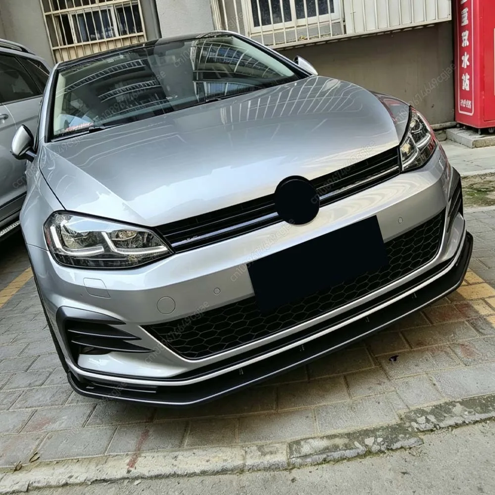 

For VW Golf 7 7.5 MK7 MK7.5 GTI GTD R Rline 2013-2020 Tuning Car Front Bumper Lip Spoiler Splitter Diffusers Protector Body Kits